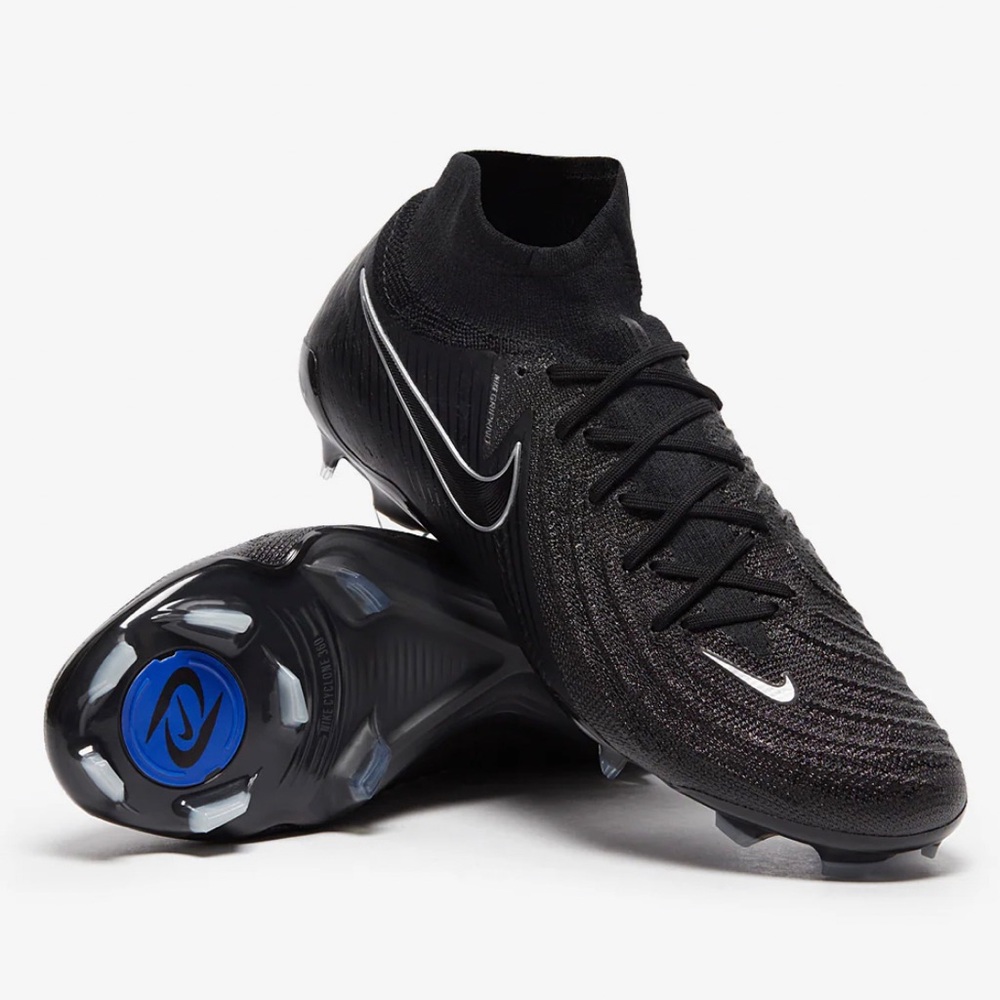 New Nike Phantom Luna II Elite FG Black Blue Fury Men’s Size 6 FJ2572-001